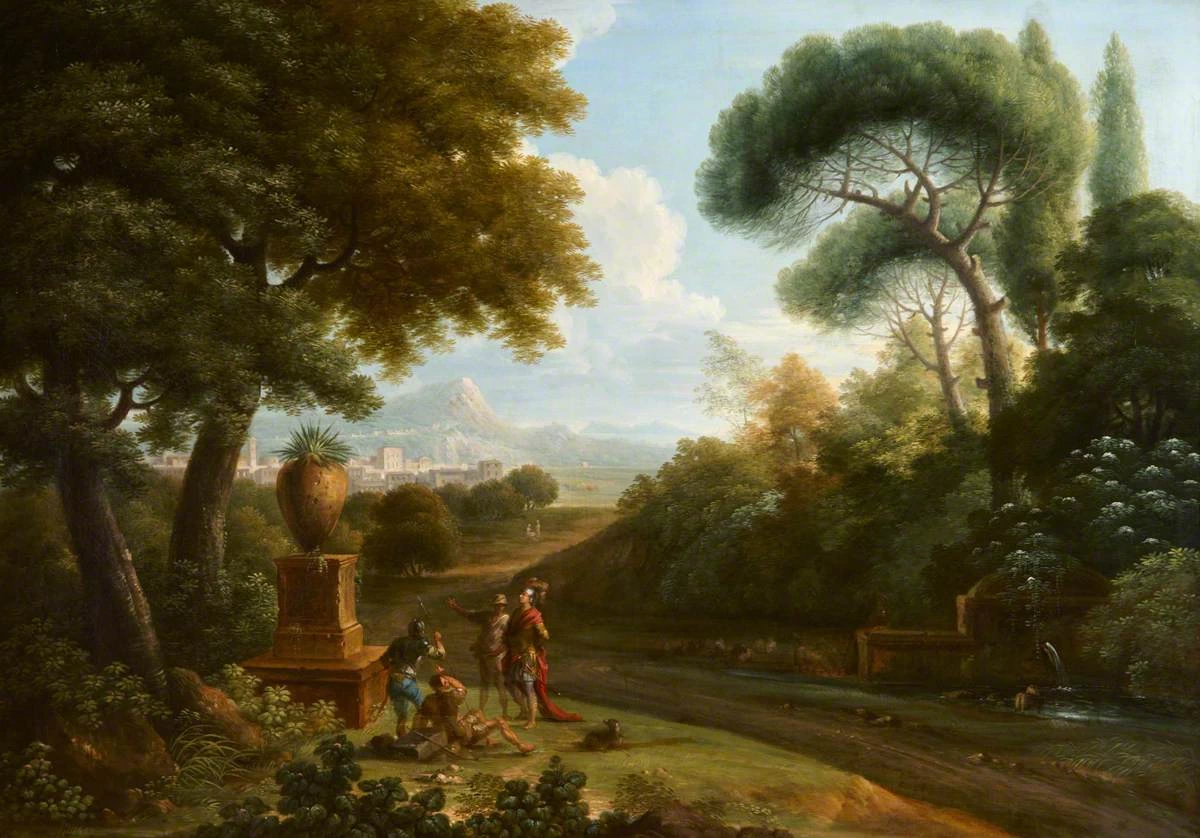 Scipione l'Africano il Giovane contempla la tomba di Scipione l'Africano il Vecchio - National Trust